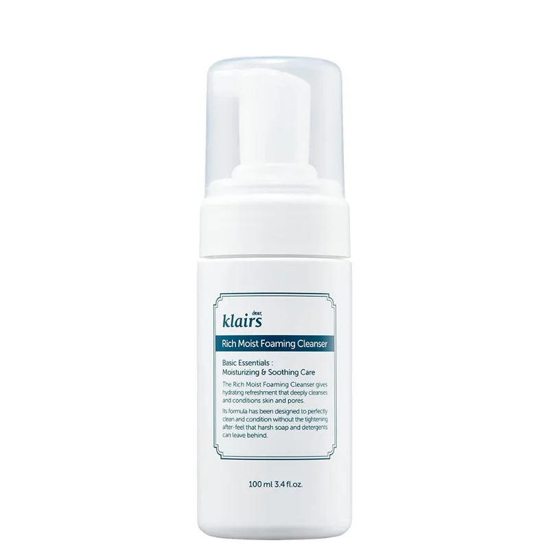 Dear Rich Moist Foaming Cleanser 100 мл — М’яка пінка для вмивання