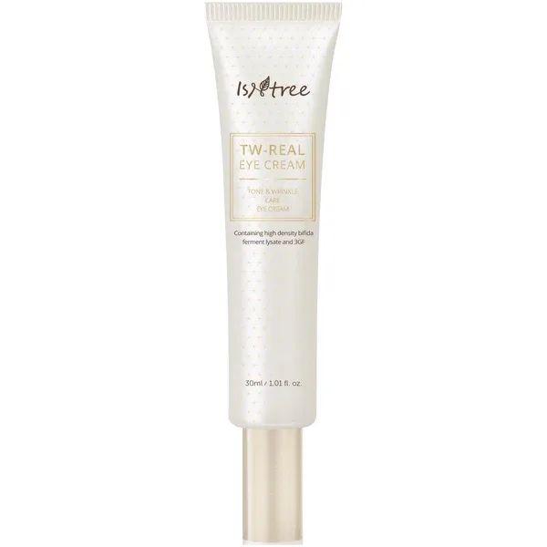ISNTREE TW-Real Eye Cream - Омолоджуючий крем для повік з лізатом біфідобактерій