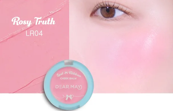 Dearmay Lost Ribbon Cheek Balm – кремові рум'яна LR04 Rosy Truth