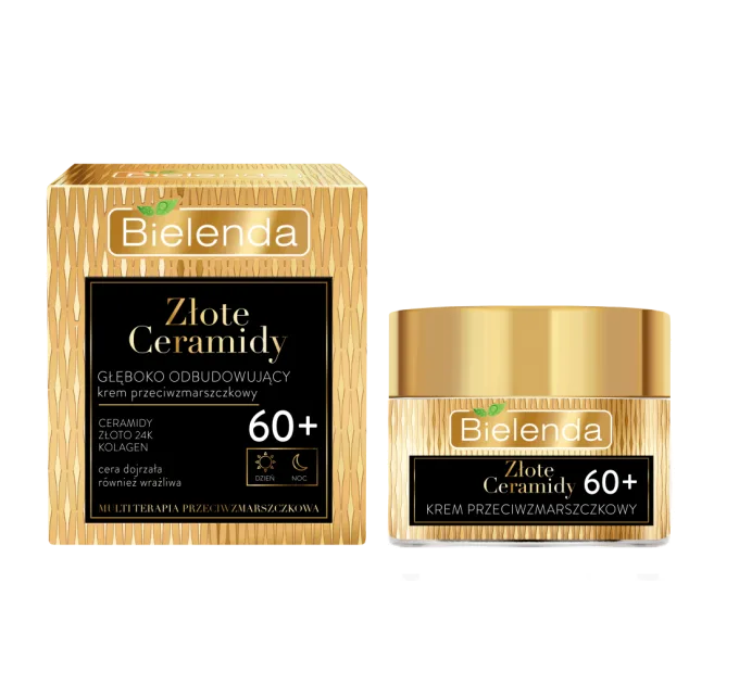 Глибоко відновлювальний крем від зморщок 60+ "день/ніч" - Golden Ceramides Anti-Wrinkle Cream