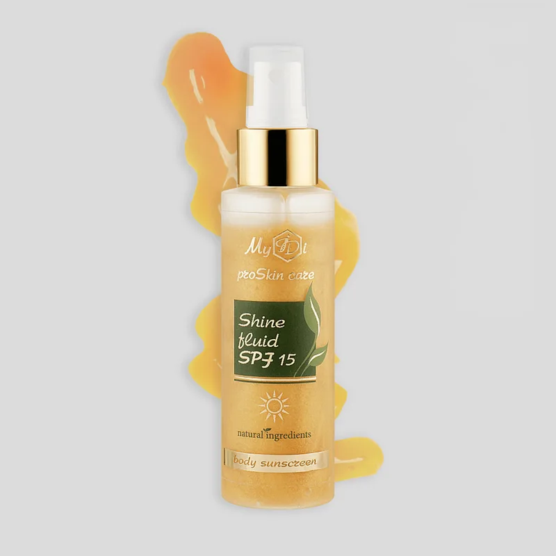 Сяючий флюїд для тіла Shine fluid SPF 15, 100 мл