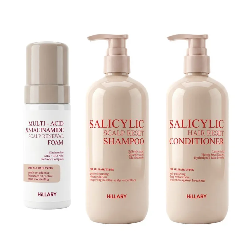 Комплекс для глибокого очищення та оновлення шкіри голови Hillary Deep Scalp Cleansing & Renewal Complex