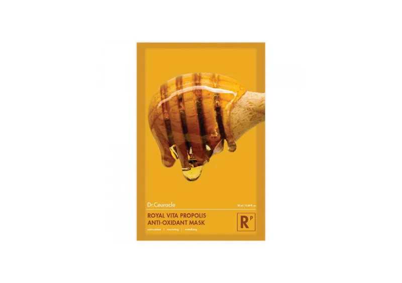 Антиоксидантна маска з екстрактом прополісу DR. CEURACLE royal vita propolis anti-oxidant mask 1 шт
