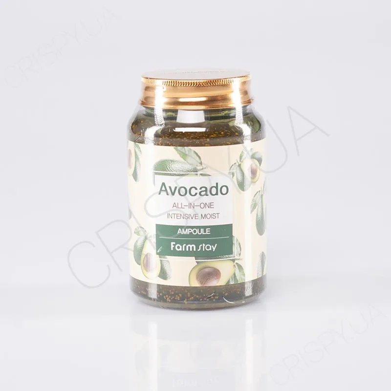 Зволожуюча сироватка з маслом авокадо все для сухої, вікової шкіри - FARMSTAY AVOCADO ALL-IN-ONE