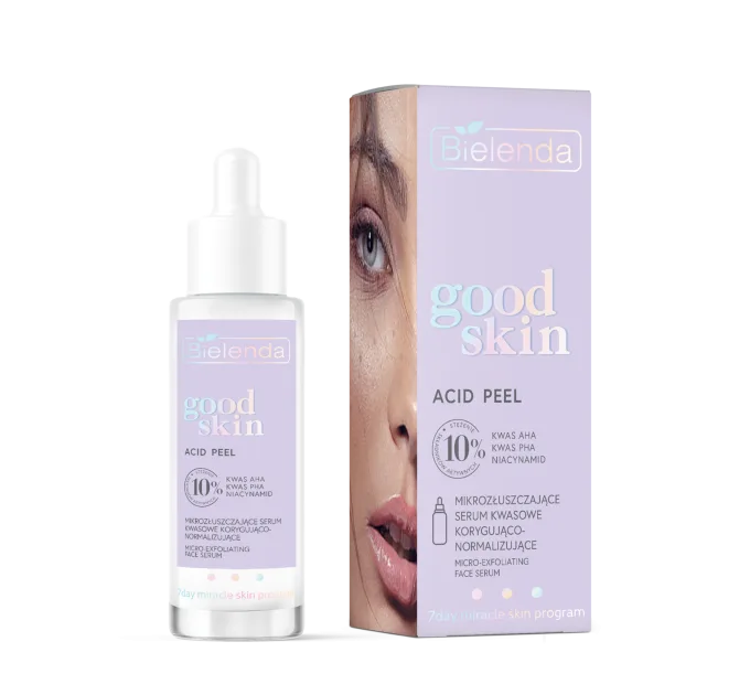 Сироватка для обличчя Bielenda Good Skin Acid Micro-Exfoliating Face Serum коригуюча та нормалізуюча, 30 г