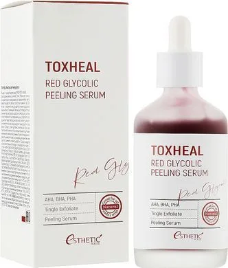 Пілінг-сироватка для обличчя із гліколевою кислотою Esthetic House Toxheal Red Glycolic Peeling Serum, 100мл
