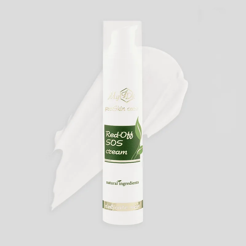 Зволожуючий крем для сухої чутливої шкіри зі скваленом Red-Off SOS cream, 50 мл