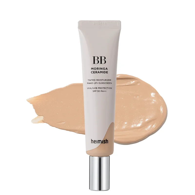 Heimish Moringa Ceramide BB Cream SPF 30 PA++ 23N Light Medium — Тональний ВВ-крем для легко-засмаглої шкіри з нейтрально-теплим підтоном