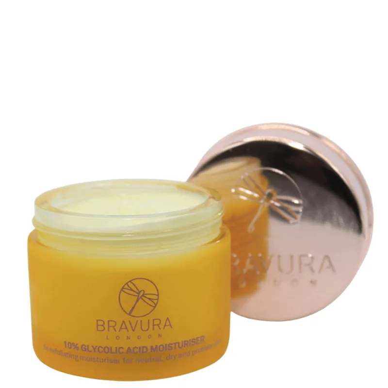 Bravura Lonon Glycolic Acid 10% Moisturiser 50 мл — Нічний крем на основі гліколевої кислоти