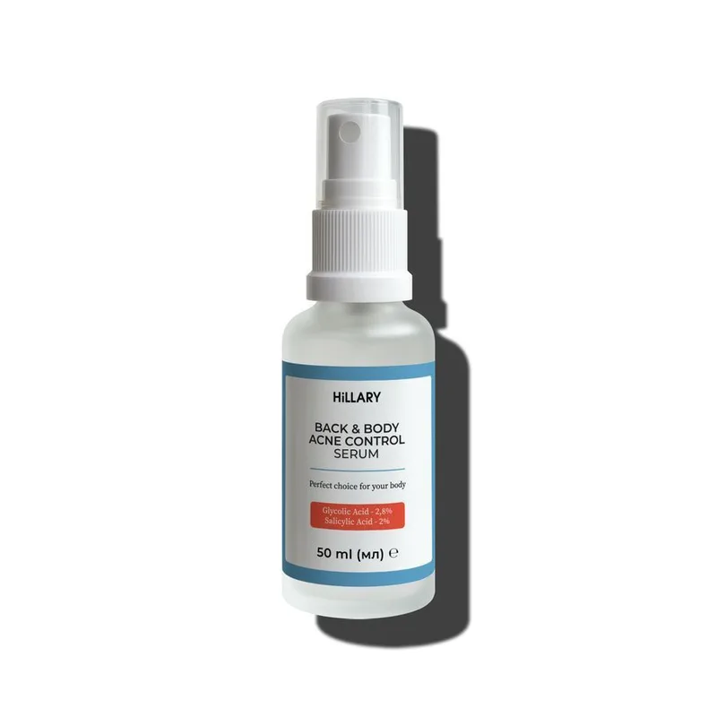Сироватка для проблемної шкіри з саліциловою кислотою Hillary Back & Body Acne Control Serum, 50 мл