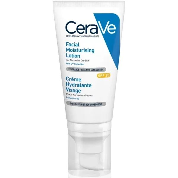 CeraVe Facial Moisturising Lotion SPF25 - Зволожуючий сонцезахисний лосьйон для обличчя