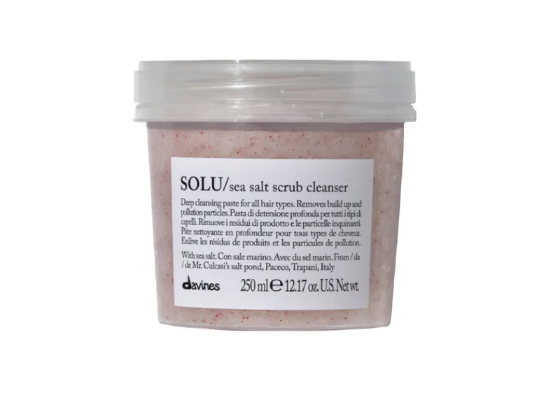 Скраб-шампунь з морською сіллю Davines SOLU Sea Salt Scrub Cleanser