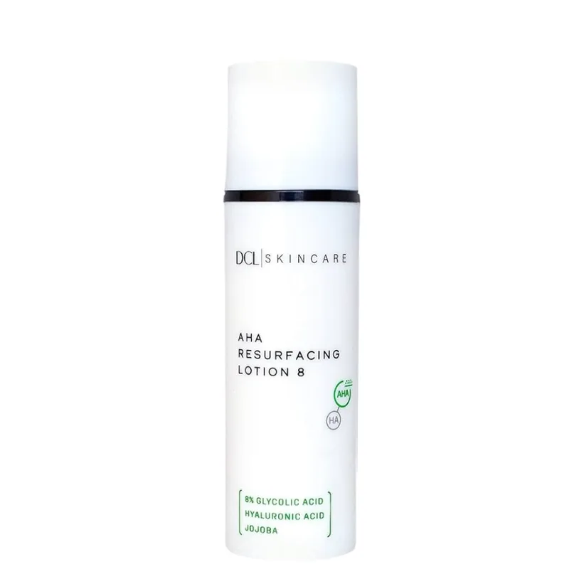 DCL AHA Resurfacing Lotion 8 – 50 мл — Флюїд із гліколевою кислотою для рівного тону