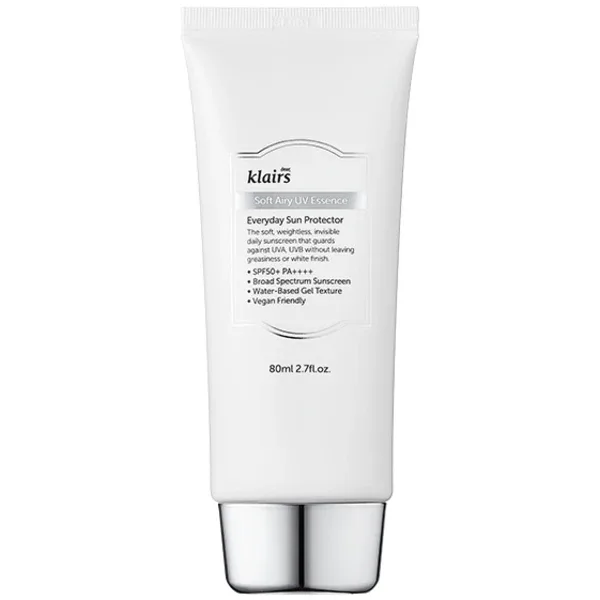 Klairs Soft Airy UV Essence SPF50+ PA++++ - Легкий сонцезахисний крем