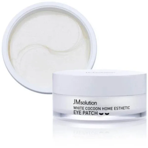 JM solution Silky Cocoon Home Esthetic Eye Patch - Гідрогелеві патчі з перлами та білим коконом