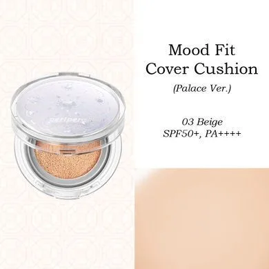 Peripera Mood Fit Cover Cushion – напівматовий кушон у дизайні Palace (Princes Hours) 03 Natural Fit