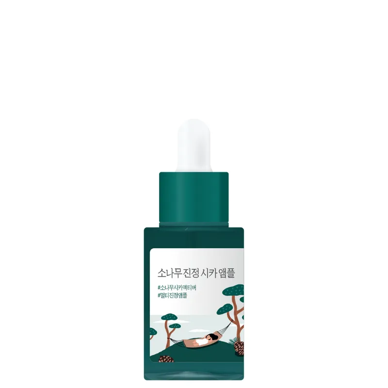 Round Lab Pine Calming Cica Ampoule 30 мл — Сироватка для проблемної шкіри з екстрактами сосни