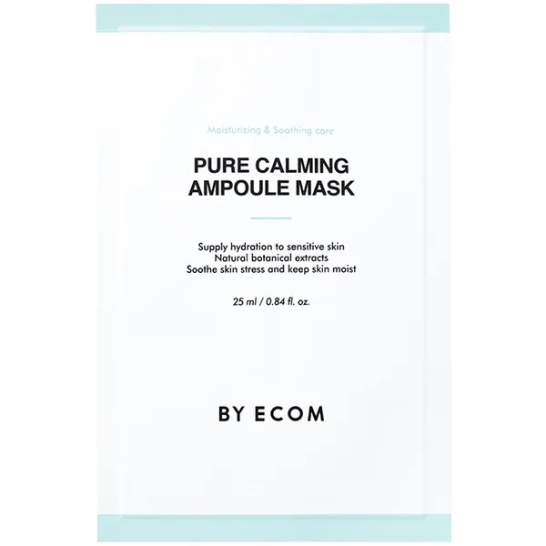 BY ECOM Pure Calming Ampoule Mask - Заспокійлива тканинна ампульна маска