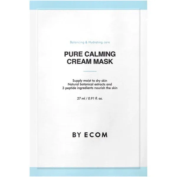 BY ECOM Pure Calming Cream Mask - Заспокійлива тканинна кремова маска