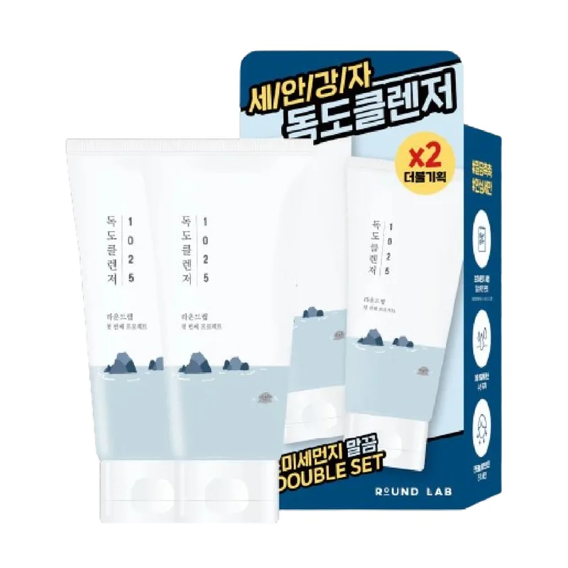 Round Lab 1025 Dokdo Cleanser 150 мл Set 1+1