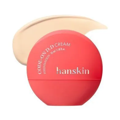 Hanskin Code On Double D Cream Foundation – стійкий тональний крем 19C Porcelain