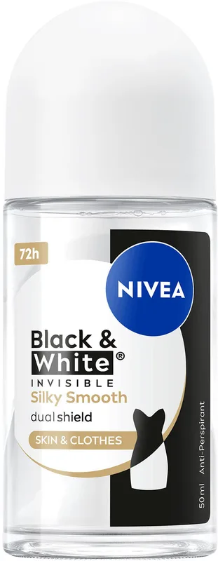 Антиперспірант Nivea Чорне та Біле Невидимий Гладкий Шовк 50 мл