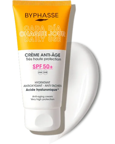 Anti-Aging Facial Cream SPF 50+ Антивозрастной крем для лица SPF 50+ - Byphasse