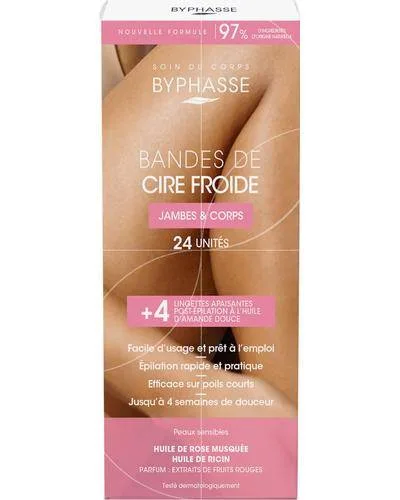 Bandes De Cire Froide Jambes & Corps Смужки для депіляції - Byphasse