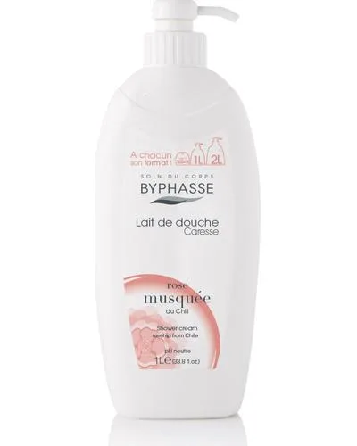 Крем для душу "Ваніль" - Byphasse Caresse Shower Cream, 600 мл