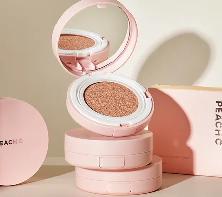 Peach C Focus On Air Velvet Cushion – кушон з вельветовим фінішем 02 Beige