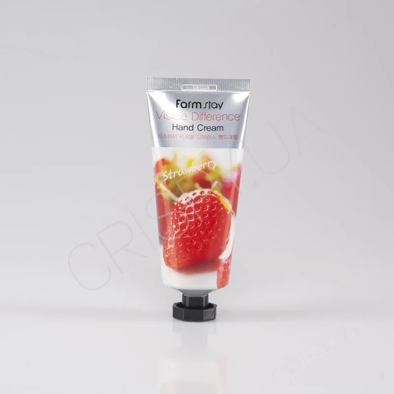 Крем для рук з екстрактом полуниці FarmStay Visible Difference Hand Cream Strawberry