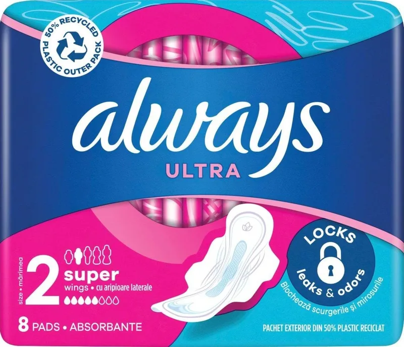 Гігієнічні прокладки Always Ultra Super Розмір 2