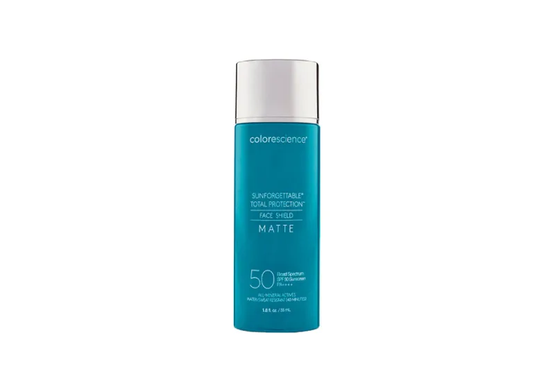 Сонцезахисний крем для обличчя з матуючим і тонуючим ефектом COLORESCIENCE Total Protection Face Shield Matte SPF 50 55 мл
