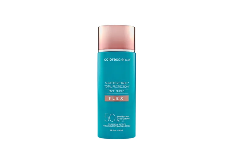 Сонцезахисний крем з адаптивними пігментами COLORESCIENCE Sunforgettable Total Protection Face Shield Flex SPF50 PA++++ 55 мл (Fair)