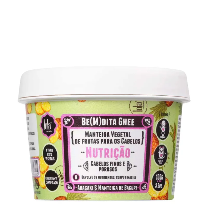 Lola Be(M)dita Ghee Nutricao Abacaxi & Manteiga de Bacuri Mask