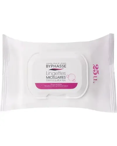 Make-up Remover Wipes Micellar Solution Sensitive Skin Очищуючі серветки - Byphasse