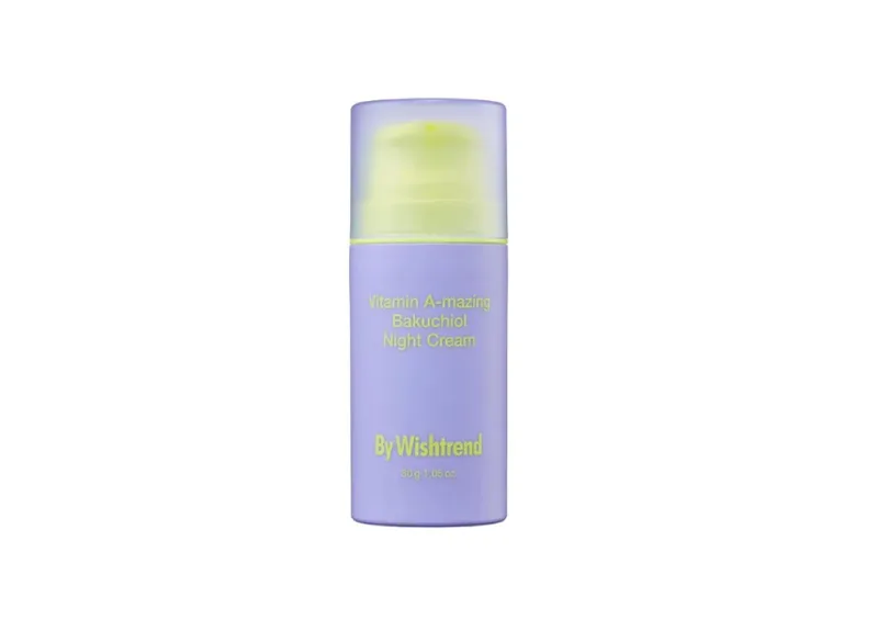 Нічний крем з ретинолом та бакучіолом BY WISHTREND Vitamin A-mazing Bakuchiol Night Cream