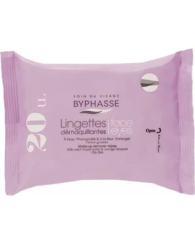 Make-up Remover Wipes Witch Hazel Water & Orange Blossom Очищуючі серветки - Byphasse