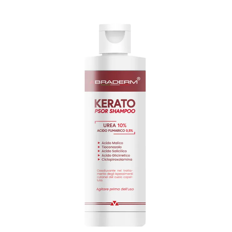 Braderm Kerato Psor Shampoo 150 мл — Шампунь від лупи та себорейного дерматиту з сечовиною