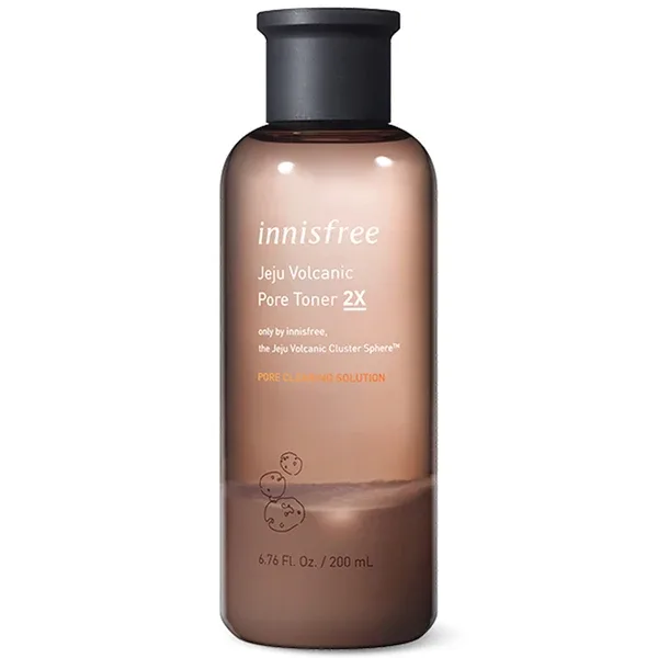 Innisfree Jeju Volcanic Pore Toner 2X - Тонер для очищення пор із вулканічним попелом
