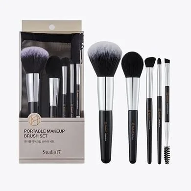 STUDIO 17 Portable Makeup Brush Set – тревел набір пензликів для макіяжу
