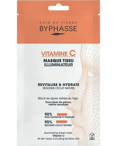Masque Tissu Illuminateur Vitamine C Тканинна маска з вітаміном С - Byphasse