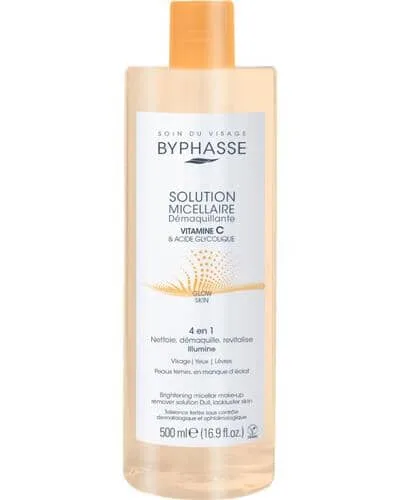Micellar Cleansing Solution Glow Skin Vitamine C Міцелярна вода з вітаміном С та гліколевою кислотою - Byphasse