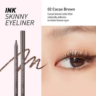 Peripera Ink Thin Thin Pencil Liner – олівець для очей 02 Cacao Brown