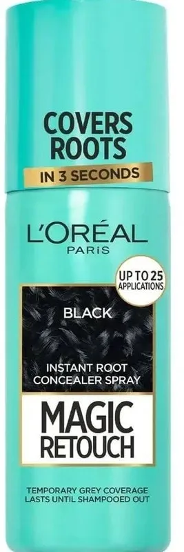 Тонуючий спрей для волосся L'Oreal Paris Magic Retouch 75 мл Чорний