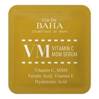 Антиоксидантна сироватка з вітаміном C для сяйва шкіри - Cos De Baha VM Vitamin C MSM Serum, 1.5 мл