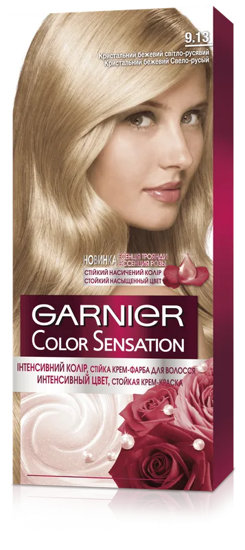 Фарба для волосся Garnier Color Sensation відтінок 9.13 кришталевий бежевий 110 мл (C5653178)