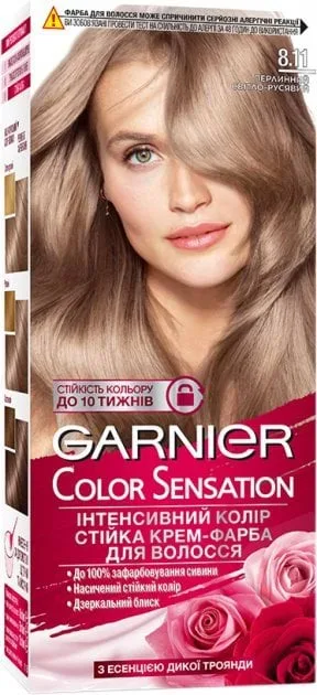 Фарба для волосся Garnier Color Sensation відтінок 8.11 Перлинний світло-русявий