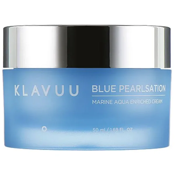 KLAVUU Blue Pearlsation Marine Aqua Enriched Cream - Зволожуючий крем із морським колагеном