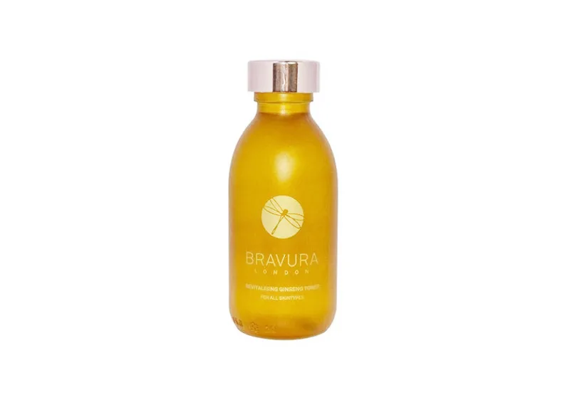 Тонер із женьшенем та гліколевою кислотою BRAVURA London Revitalising Ginseng Toner With Glycolic Acid 5% 150 мл